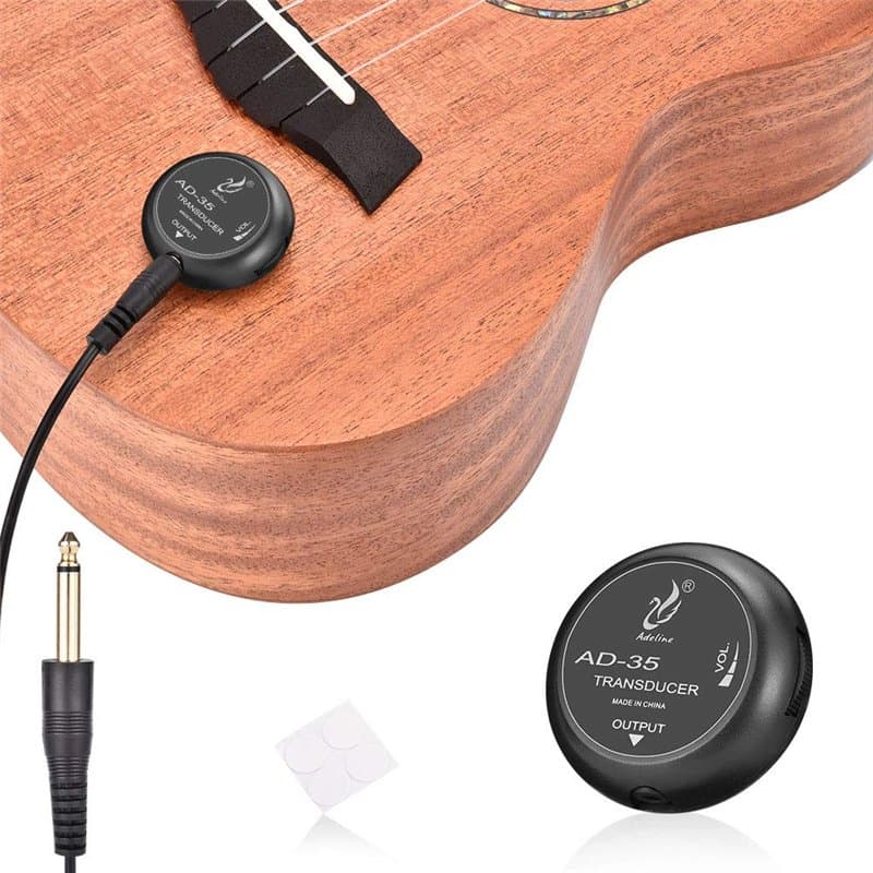 OTraki Micro Guitare Acoustique, Electriques Transducteur Guitares De Volume Micro capteur d'amplification pour Instrument de vi