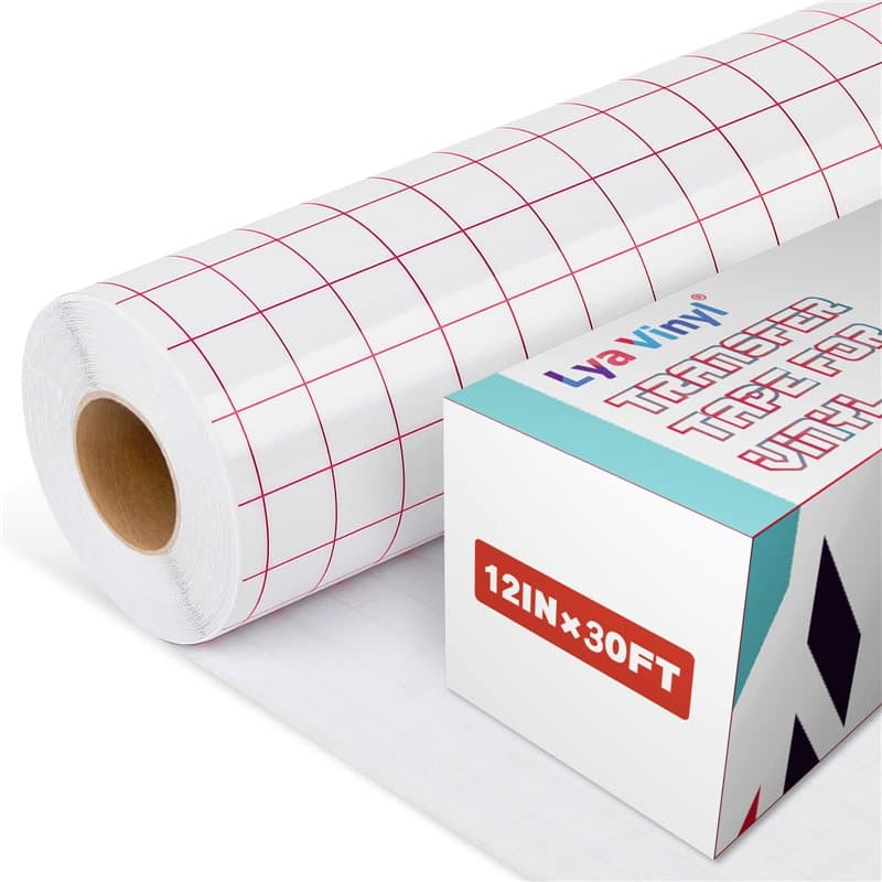 Lya Vinyl Papier Transfert pour Vinyle Adhesif 30 x 919cm Papier Transfert Vinyle for Cricut, Silhouette Cameo, Papier Transfert