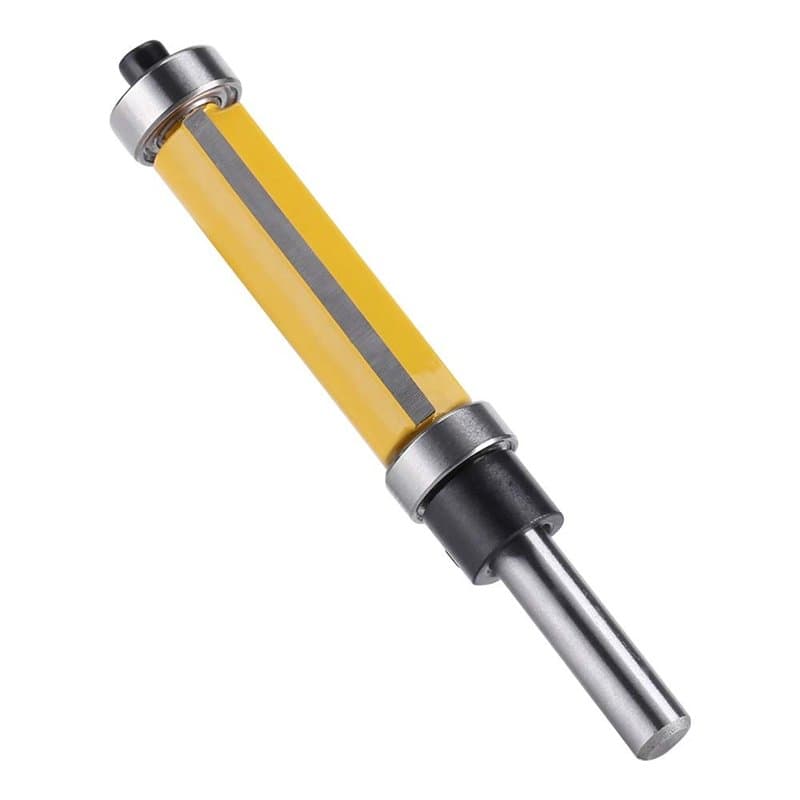 Mèche de toupie - Mèche de toupie 1/4 "Mèche de toupie avec garniture supérieure et inférieure 1-1/2" H * 1/4 "Outil de travail