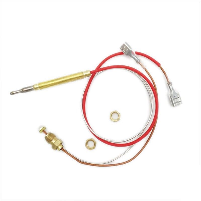 METER STAR Chauffage extérieur à gaz pour terrasse M6 x 0,75 filetage de tête avec écrous de connexion M8 x 1 longueur 0,41 m
