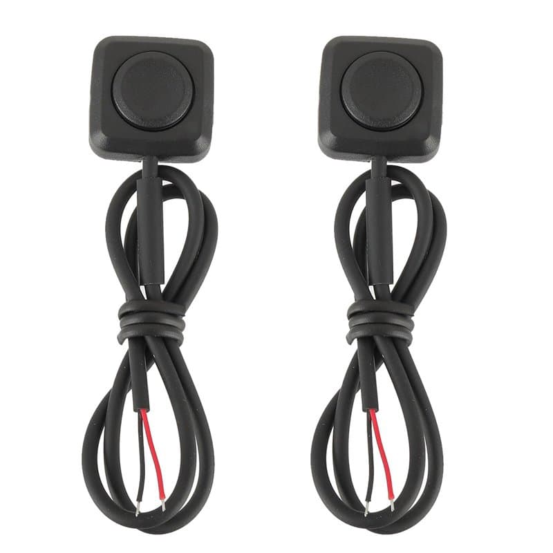 EPLZON Lot de 2 Interrupteurs à Bouton Poussoir Momentanés,12 V/24 V Mini interrupteur à bouton poussoir pour montage en surface