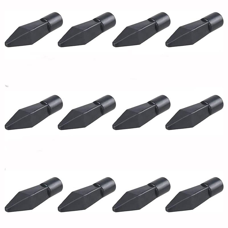 ANCLLO 12 pièces en caoutchouc souple pratique tir à l'arc pointe de flèche colle sur cible flèche pointes pour tir à l'arc