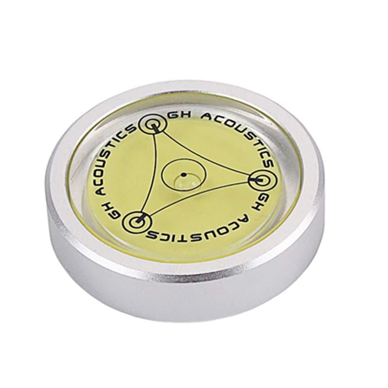DollaTek Alloy LP Disque Stabilisateur Platine Vinyle Niveau à bulle équilibré pour accessoires de vibration Phonograp Disque Vi