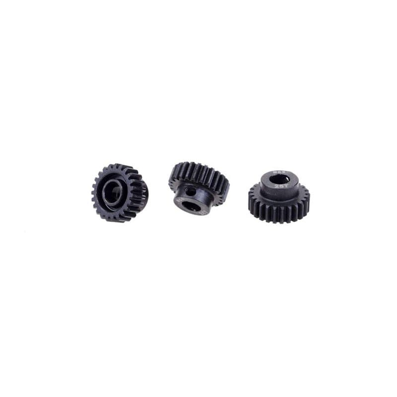 DollaTek 3PCS M0.6 17T-28T Engrenage de Moteur à pignon métallique pour Arbre de 5 mm 1/8 RC Pièces de Rechange de Moteur de Voi