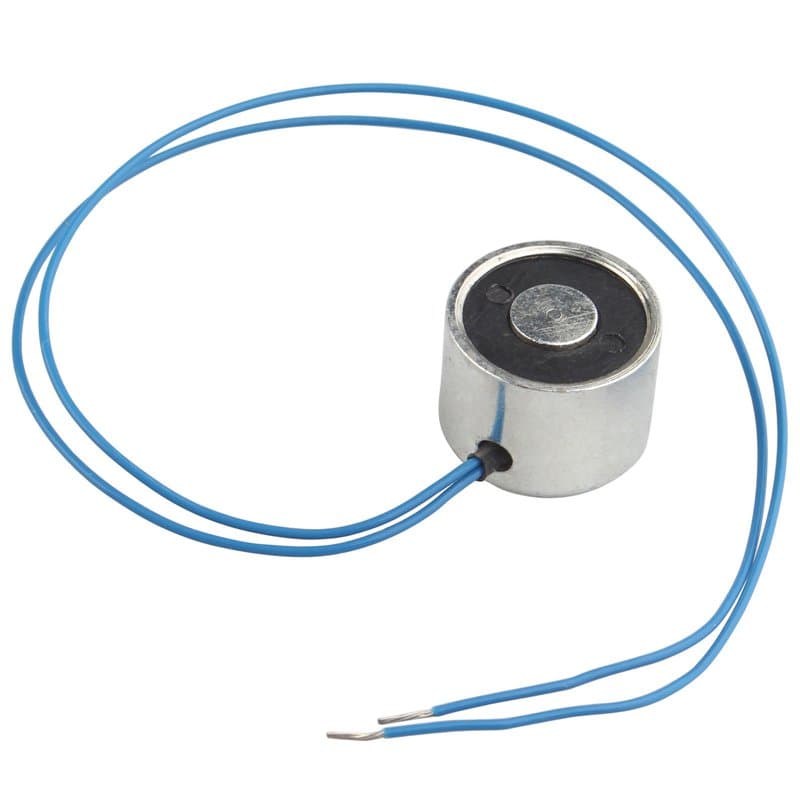 HALJIA Mini ventouse électromagnétique pour levage CC 12V 2,5 kg Support solénoïde