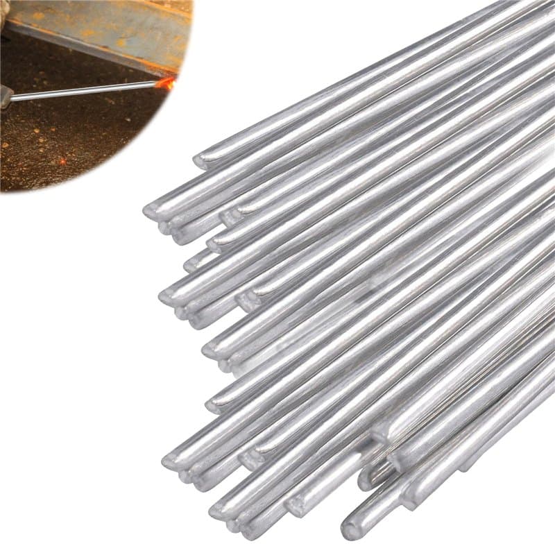 Lot de 50 tiges de soudure en aluminium : PRITOK Ø 1,6 x 330 mm Basse température Baguettes de soudage en aluminium Additif de s