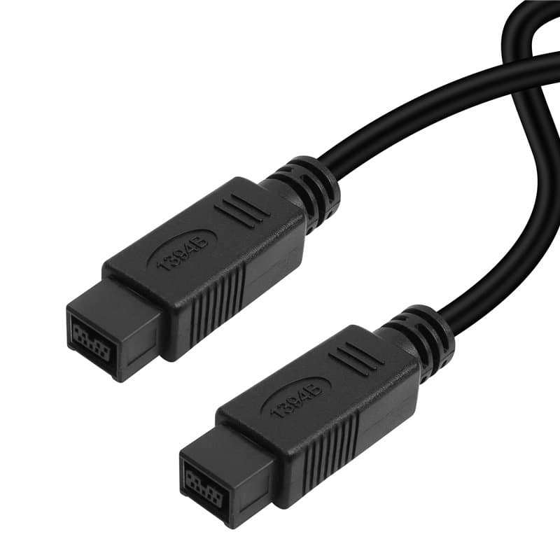 MEIRIYFA Firewire Câble IEEE 1394B 9 broches vers fiche 9 broches vers mâle FireWire 800 9 broches Câble adaptateur pour imprima
