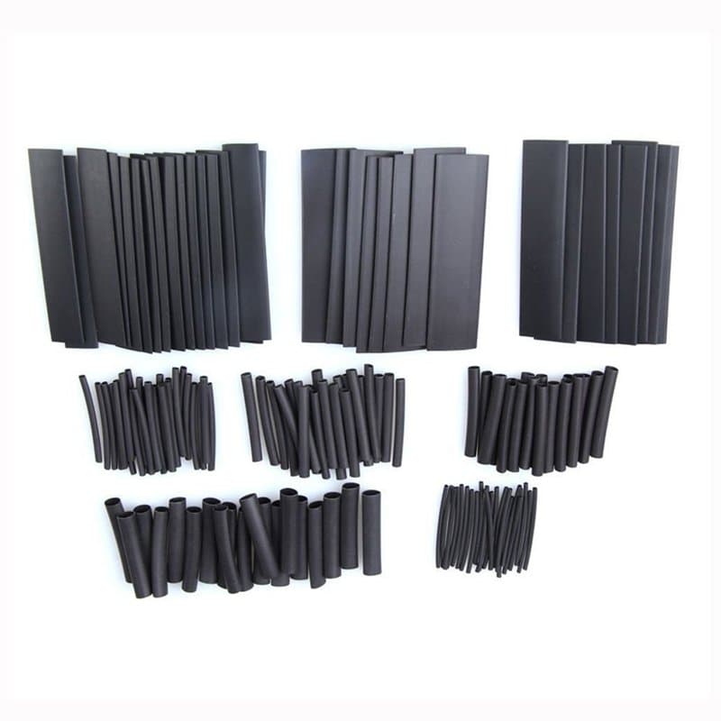 Cisixin Lot de 150 Gaines thermorétractable 2 à 13 mm, Thermo Rétractable Tube Boîte 2:1