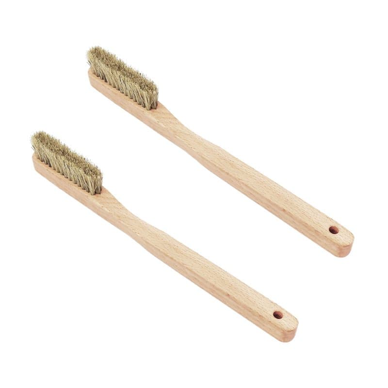 CJ-CB2028B Lot de 2 brosses d'escalade avec poils de sanglier épais et ultra durables et poignée ergonomique pour toutes les pri