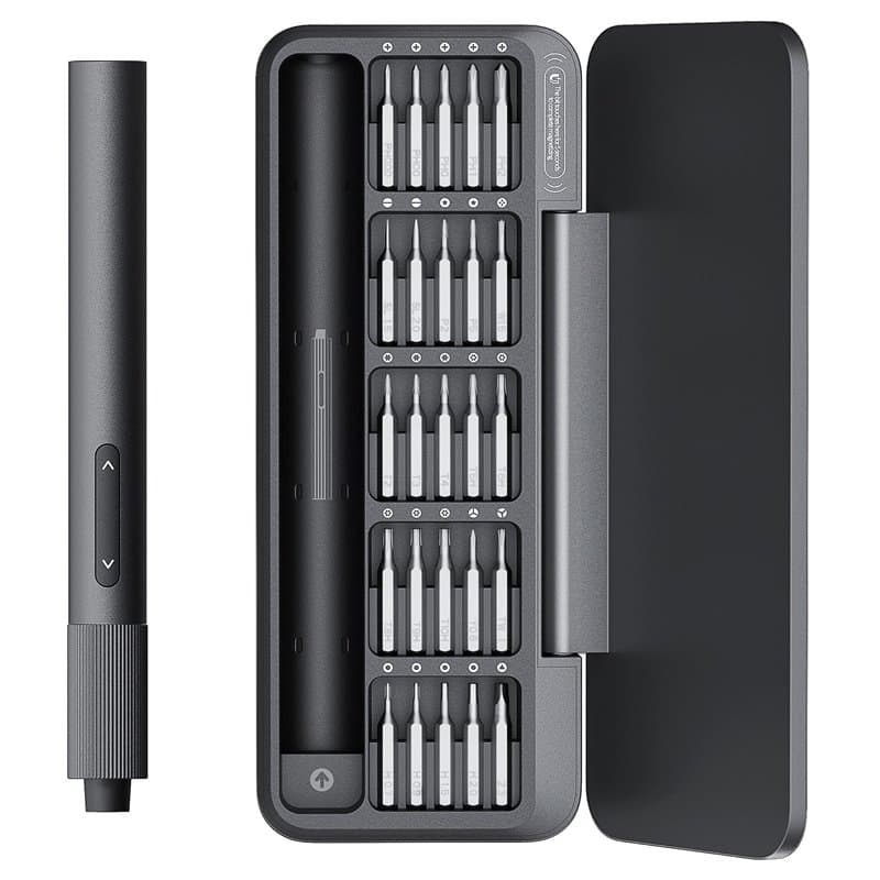HOTO Kit Tournevis de Précision, Tournevis Electrique de Précision avec Foret Magnétique en Acier S2, Charge USB-C, Kit d'Outils