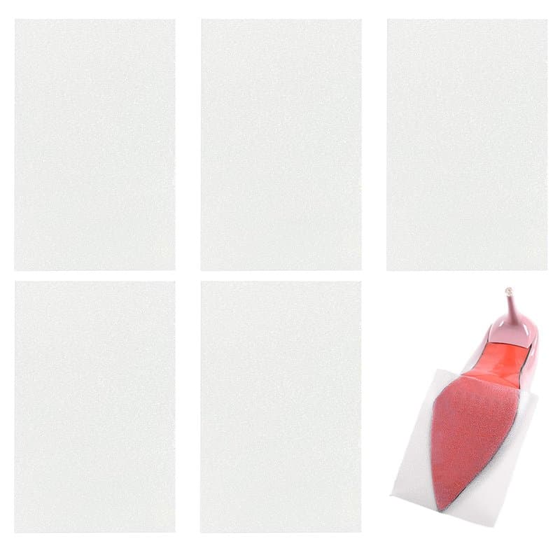 Lot de 5 protections de semelles antidérapantes, protection de semelle autocollante, protection du talon, coussinets autocollant