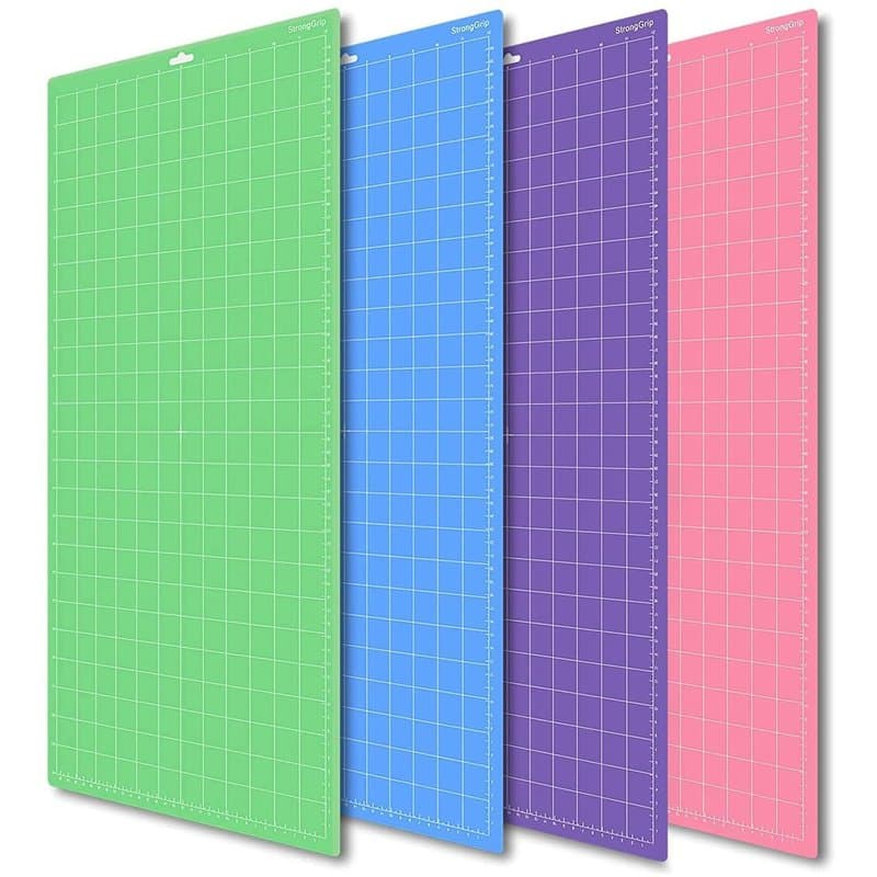 YADODO Lot de 4 Tapis de découpe 30,5 x 61cm pour Cricut Explore Air 2/Air/One/Maker StandardGrip/LightGrip/StrongGrip/FrabricGr