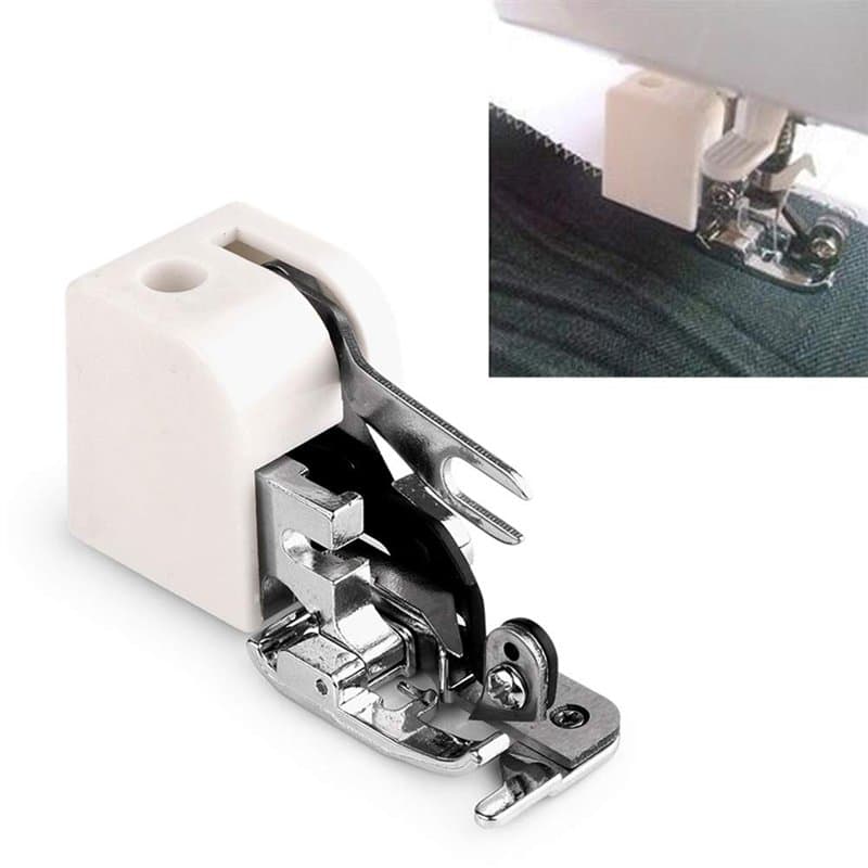 Accessoire pour Machine à Coudre Pied-de-biche à Clip latéral pour surjet, Pied-de-biche pour surjet avec Clip de Coupe pour Mac