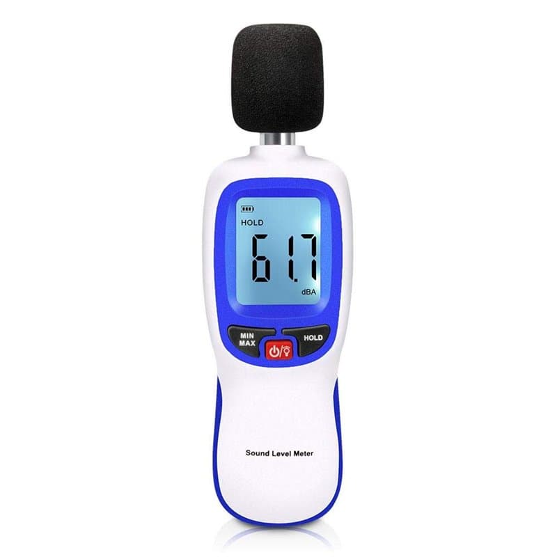 Sonomètre Ejoyous, Portable Digital Decibel Meter Mesure du Bruit Audio 30-130dBA, mA Pour le Contrôle de la Qualité Sonore