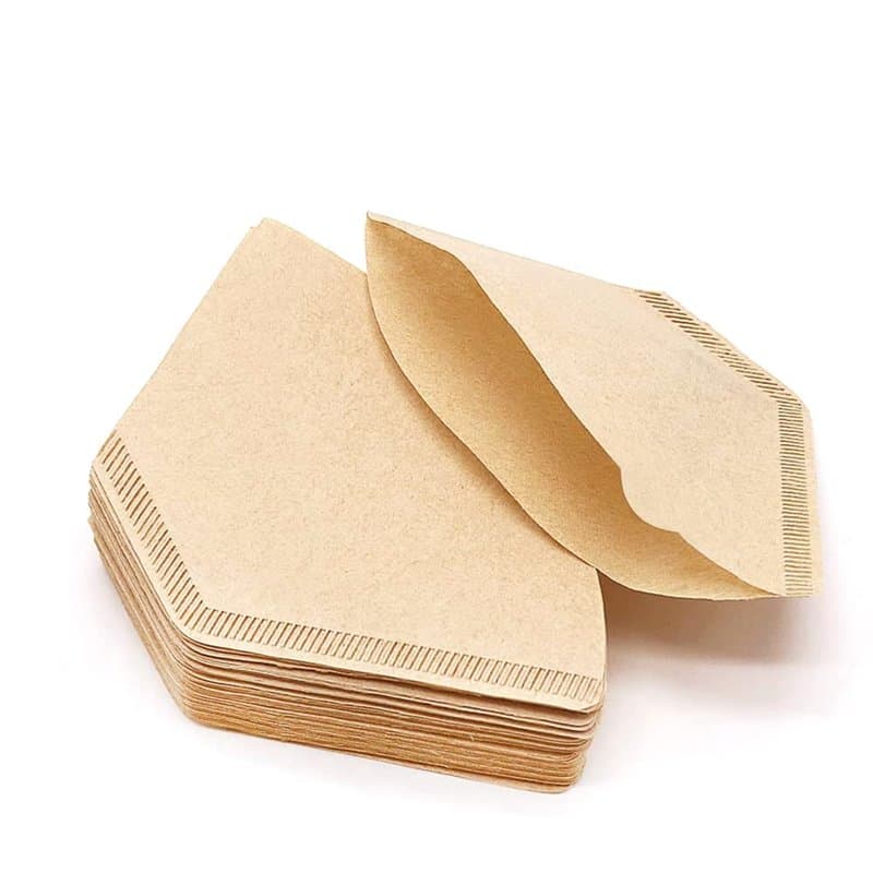 CENPEK Lot de 200 filtres à café, 101 cônes en papier pour cafetière/goutteur à café (1 à 2 tasses)