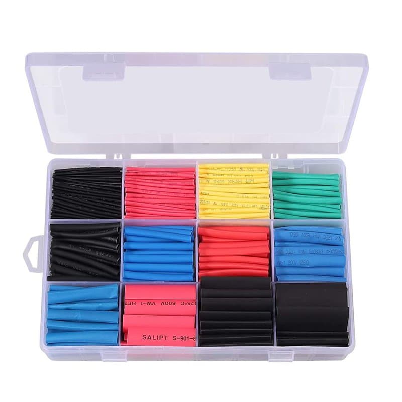 Newaner Gaine Thermorétractable,560 Pièces Tube Thermorétractable Ratio 2:1, Kit de Tube de Câble Thermorétractable D'isolation