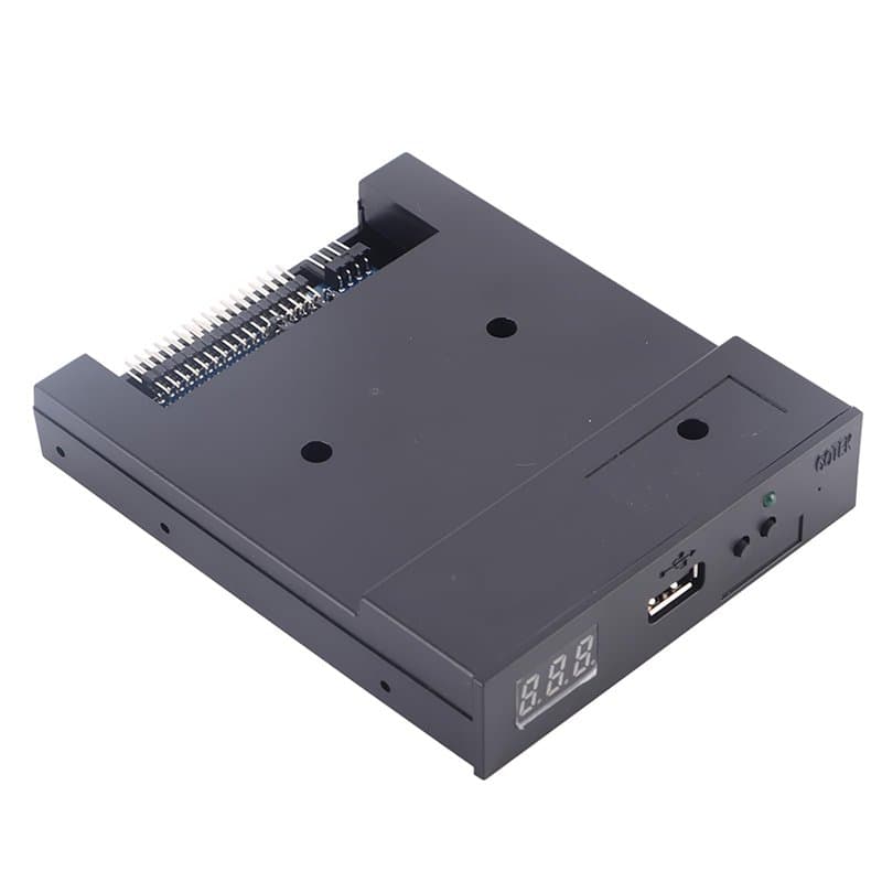 Zerone Lecteur de Disquette USB 3.5’’, SFR1M44-U100K USB Emulateur de Lecteur de Disquette Floppy Drive Emulator pour Orgue Elec