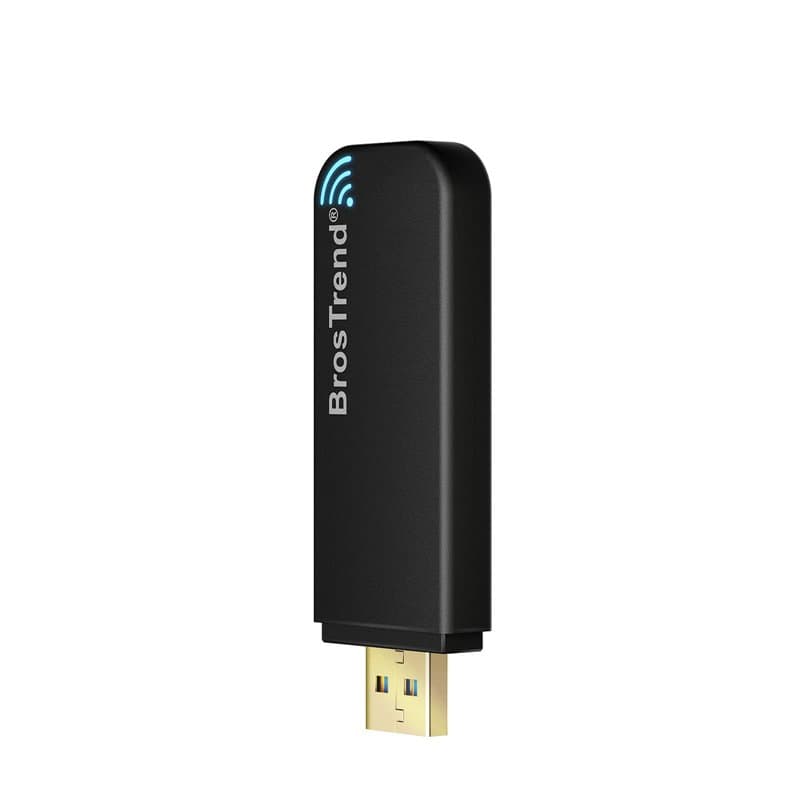 BrosTrend 1200Mbps Linux Clé WiFi, Linux USB WiFi Adaptateur de réseau pour Ubuntu, Mint, Debian, Raspbian, Kubuntu, Lubuntu, Xu