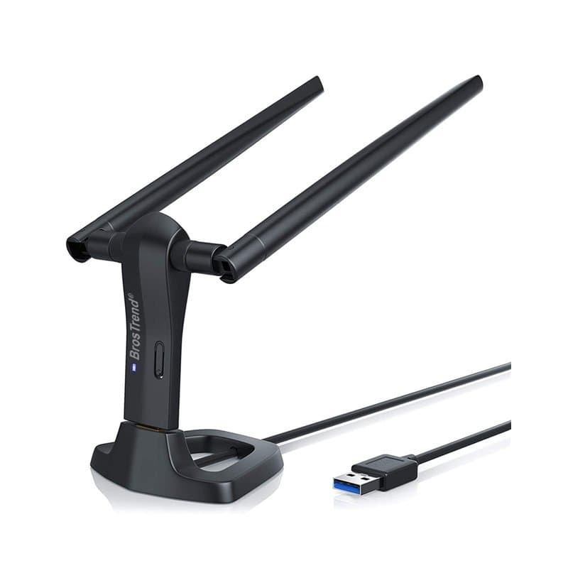 BrosTrend 1200Mbps Linux USB Clé WiFi Adaptateur Compatible avec Ubuntu, Mint, Debian, Raspbian, Lubuntu, Xubuntu, Mate, Zorin,