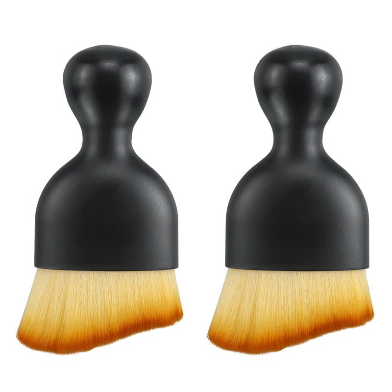 2 PièCes Outils De Nettoyage IntéRieur De Voiture, Brosses De DéTail De Voiture, Brosse De Nettoyage De Voiture Douce Pour L'Ent
