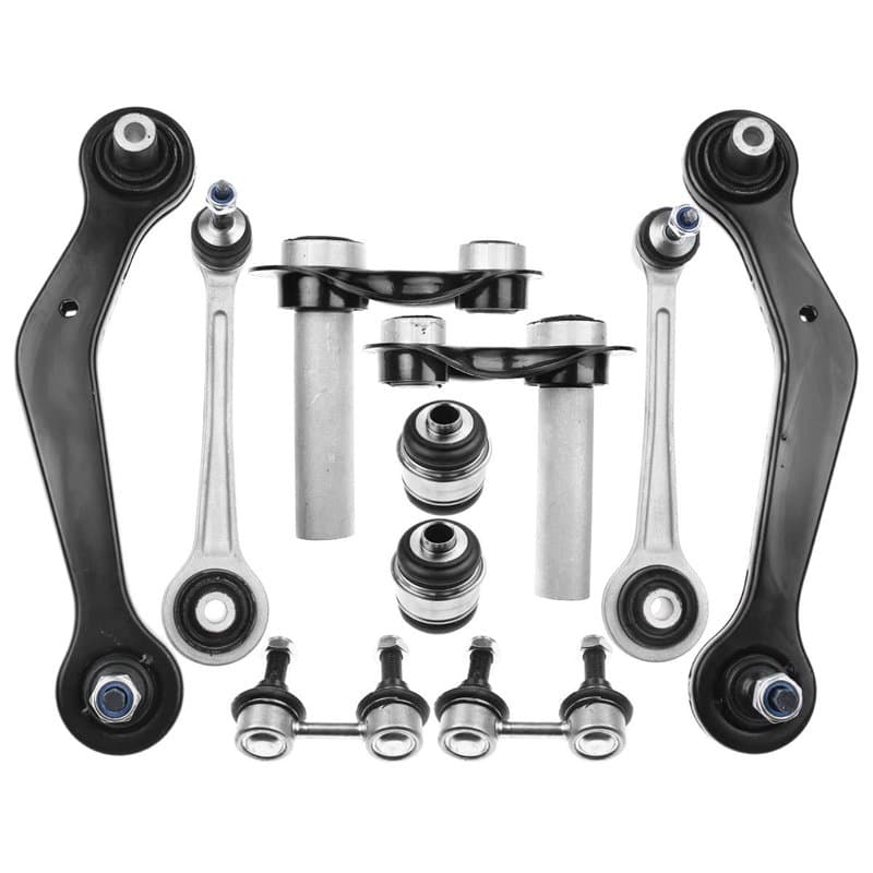 Frankberg 8x Bras de suspension Barre de couplagen Palier d'essieu arrière Arrière Compatibles avec X5 E53 3.0d 3.0i 4.4i 4.6is