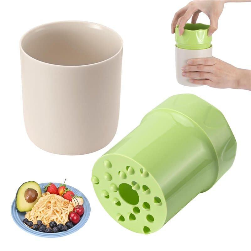 MumdoYAL Râpe à pommes manuelle rotative, facile à nettoyer, légère, outil de cuisine multifonctionnel, pour légumes et autres f