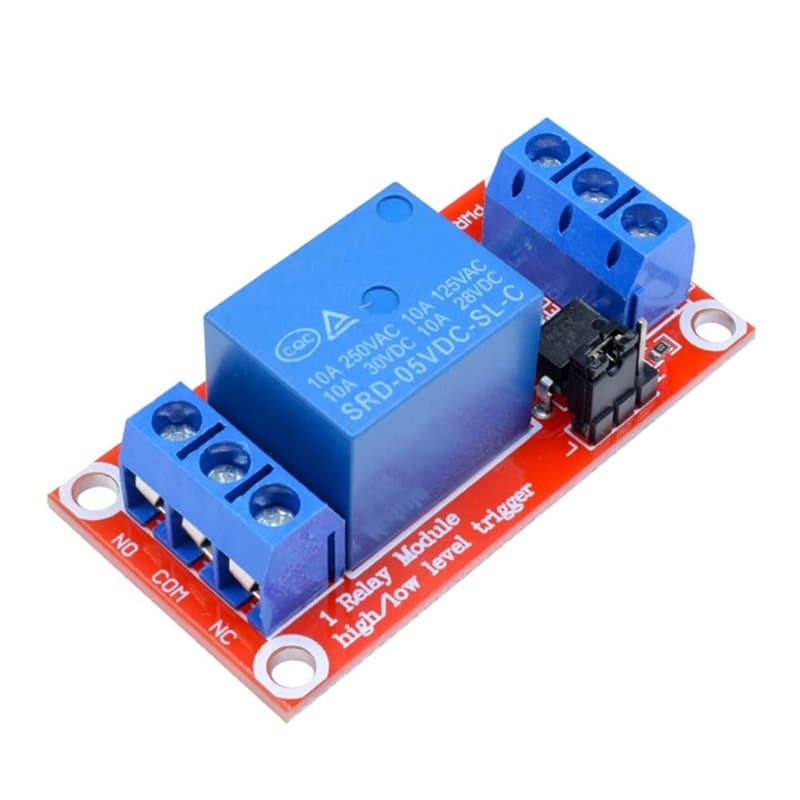 DollaTek 5V Module de Relais à 1 Canal Blindage avec optocoupleur Prise en Charge des déclencheurs de Niveau Haut et Bas