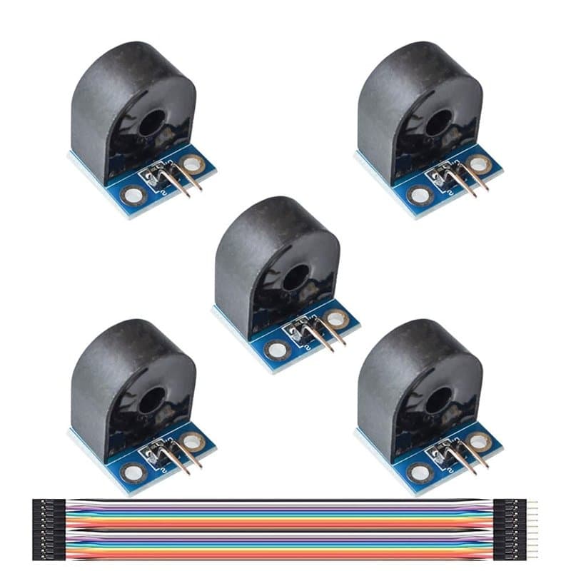 ZMCT103C Lot de 5 capteurs de courant 5 A monophasé micro convertisseur de courant, carte de sortie de précision active AC 5 mA