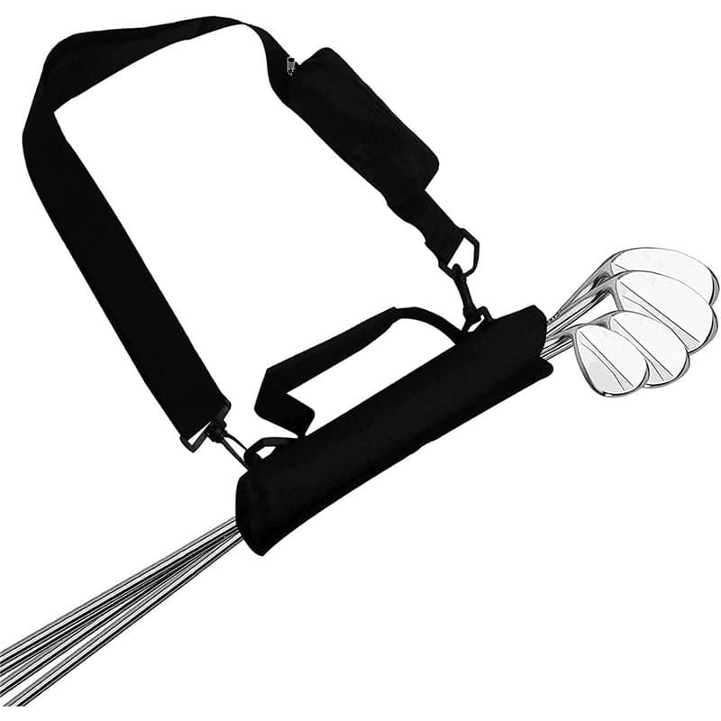 Namvo Mini sac de transport pour club de golf, sac à bandoulière portable pour terrain de golf et voyage, sac à crayons professi
