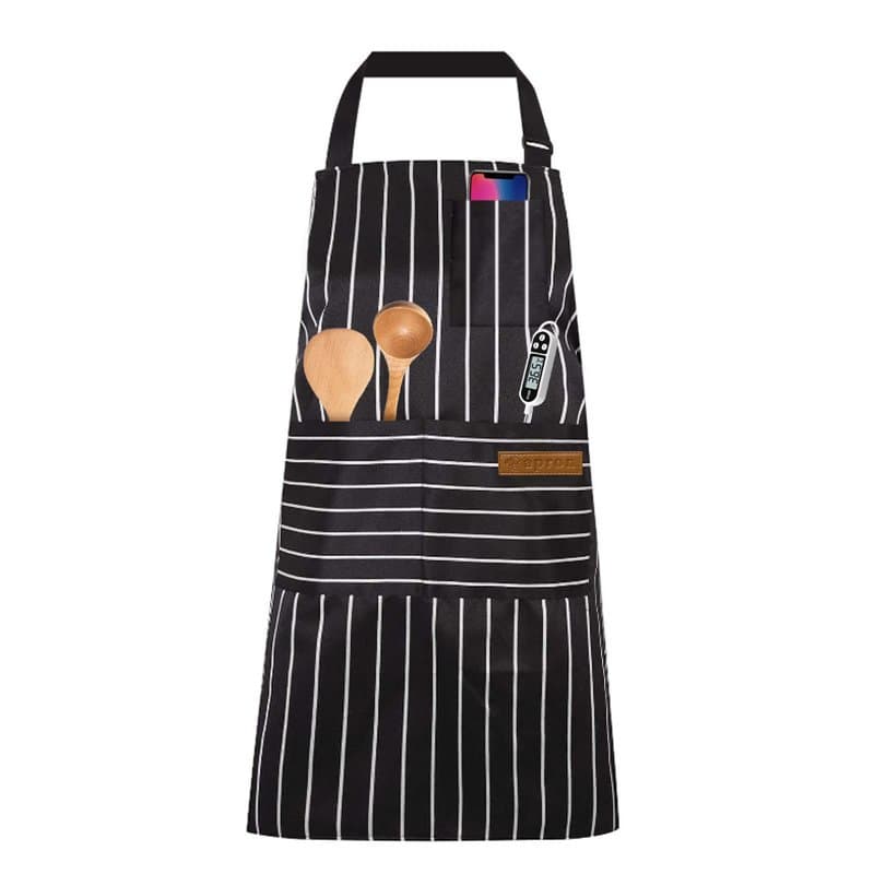 OWill Tabliers de Cuisine,Tablier Réglable avec Poches Tablier Cuisine Homme Femme pour Restaurant,Barbecue,Café,Chef,Boulanger