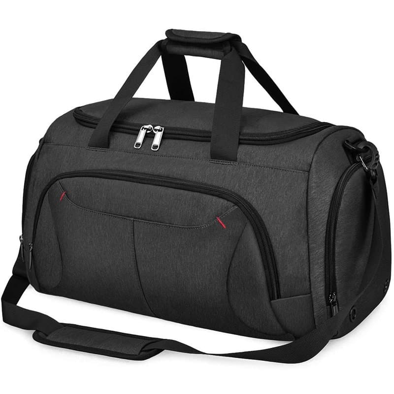 Sac de Sport Homme Sac de Voyage avec Compartiment à Chaussures Grande Capacité Imperméables Weekender Sac Gym Fitness Sac Bando