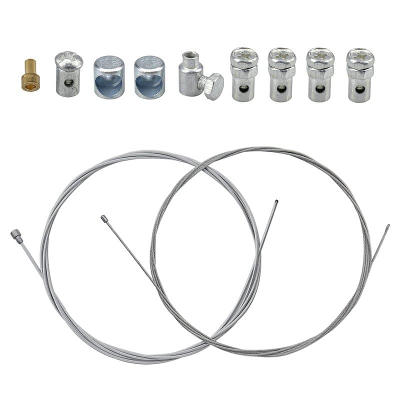 2 Mètres Universel Moto Câble de Gaz Accélérateur Ø2mm Argent Câble D'accélérateur Câble D'embrayage Kit de Réparation de Câble