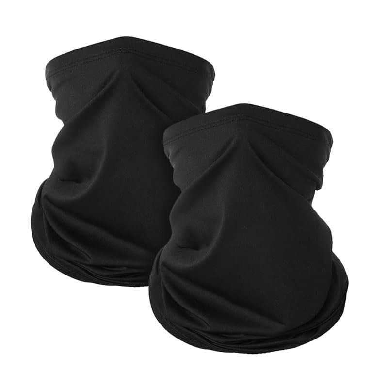 Rseuphiee 2 Pièces Multifonction Bandana, Unisexe Tour de Cou Élastique, Cache Cou Tubulaire, Respirant cou Accolade, Coupe Vent