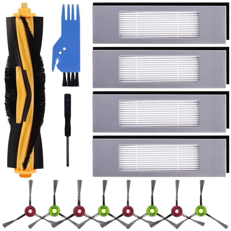 Pièces de rechange Accessoires pour Ecovacs Deebot Ozmo 950 920 T8,T8+,T8 AIVI,T9,T9+ und N8,N8+,N8 Pro,N8 Pro+ Serie,1 Brosse P