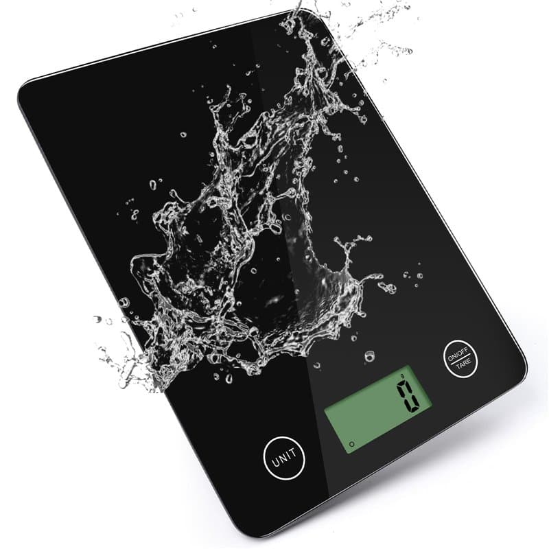5kg Balance de Cuisine Numérique, Balance de Cuisson électronique de Alimentaire Multifonctionnel, Écran LCD Rétroéclairé, 6 Uni