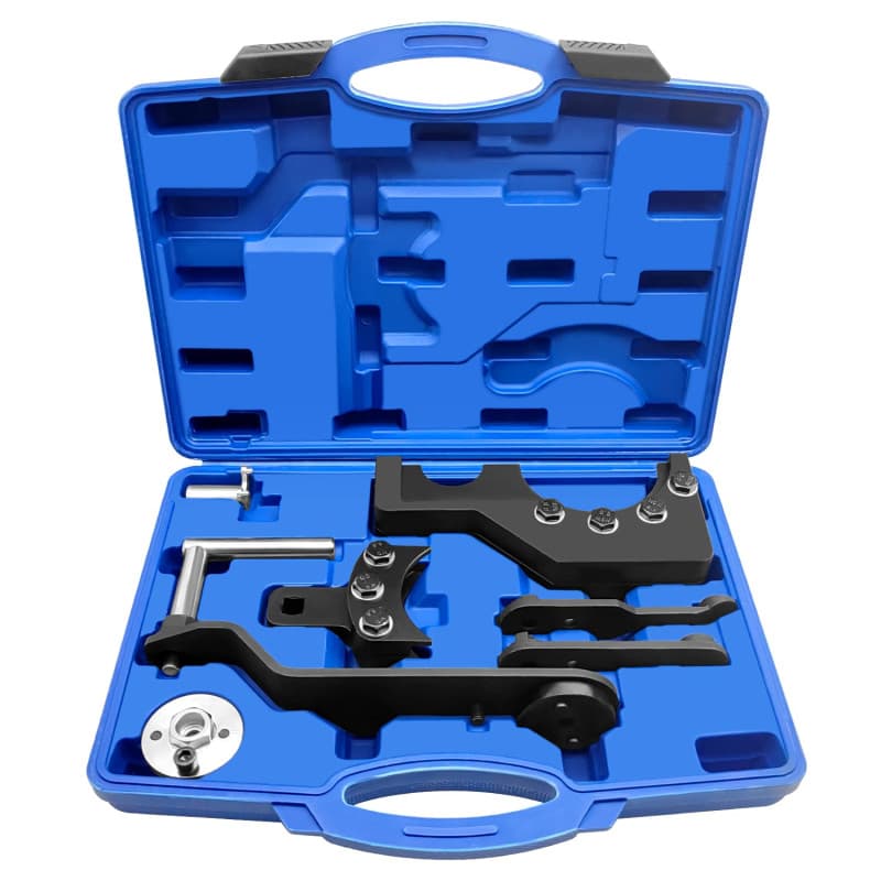 ZKTOOL Réglage de l'arbre à Cames Moteur Kit d'Outils de Distribution pour VW Transporter T5, Touareg 2.5TDI PD, 4.9D/TDI - T101