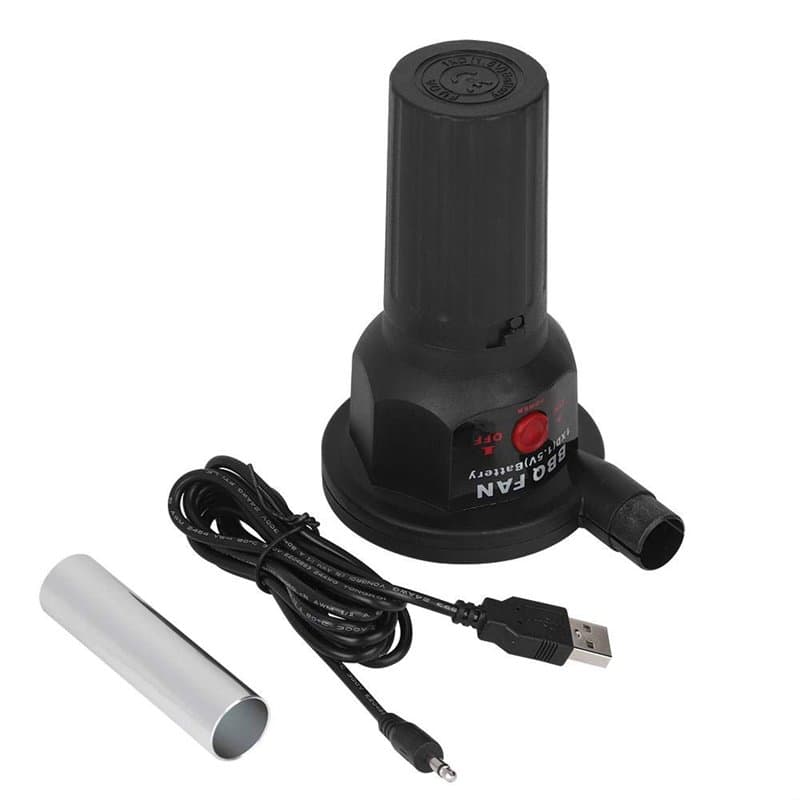 Barbecue Air Blower 5V Léger Portable BBQ Hair Dryer Briquet Ventilateur Outils Cuisinière Accessoires pour Extérieur