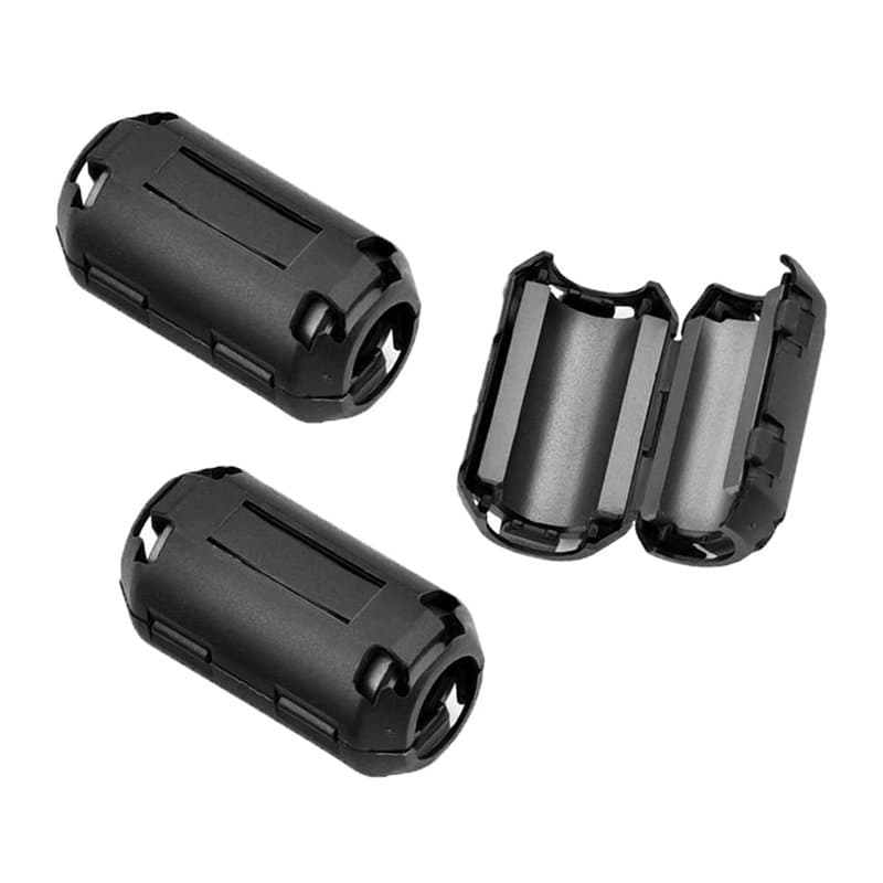 Aiqeer 3 Pièces Ferrite Anneau Noyau, Anneau Ferrite à Clipser, EMI RFI Bruit Suppresseur Câble Clip, Filtre Haute Fréquence Ant