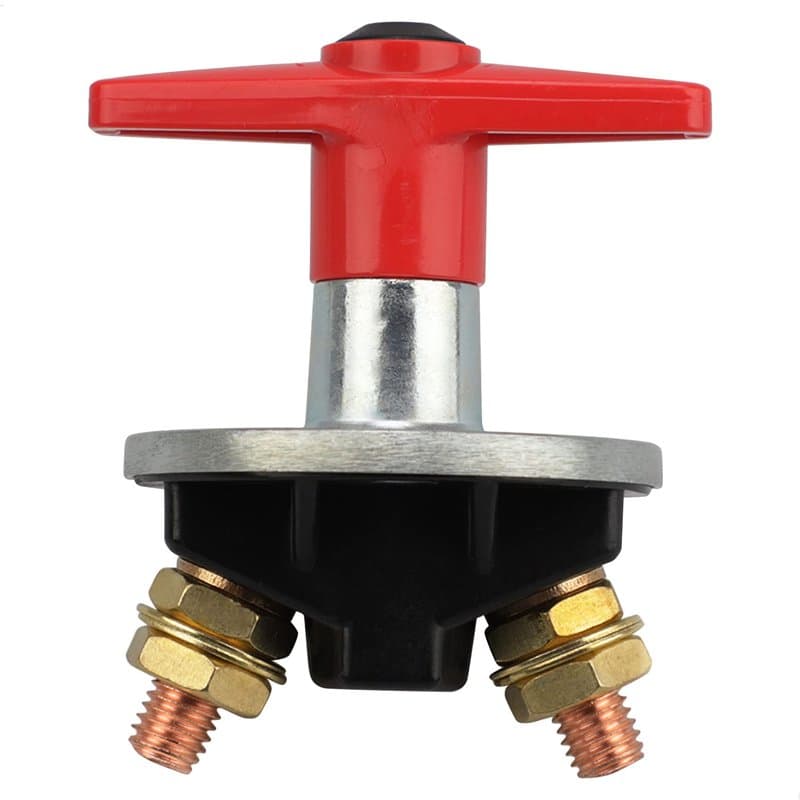 Interrupteur Coupure Isolateur Batterie Coupe Circuit,12V-60V 300A Batterie à clé Fixe Universelle de Voiture Déconnecter l'isol