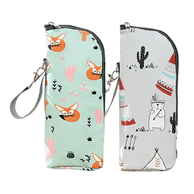 TYFGRT Pack De 2 Sacs Isothermes pour Biberons, Sacs À Biberons Pratiques, Accessoires pour Biberons, Sacs De Rangement pour Bib