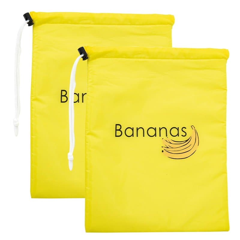 Paquet De 2 Sacs Banane, Sacs De Stockage D'Isolation Alimentaire, Sacs De Stockage De Fruits Et Légumes Pour Réfrigérateur, Sac
