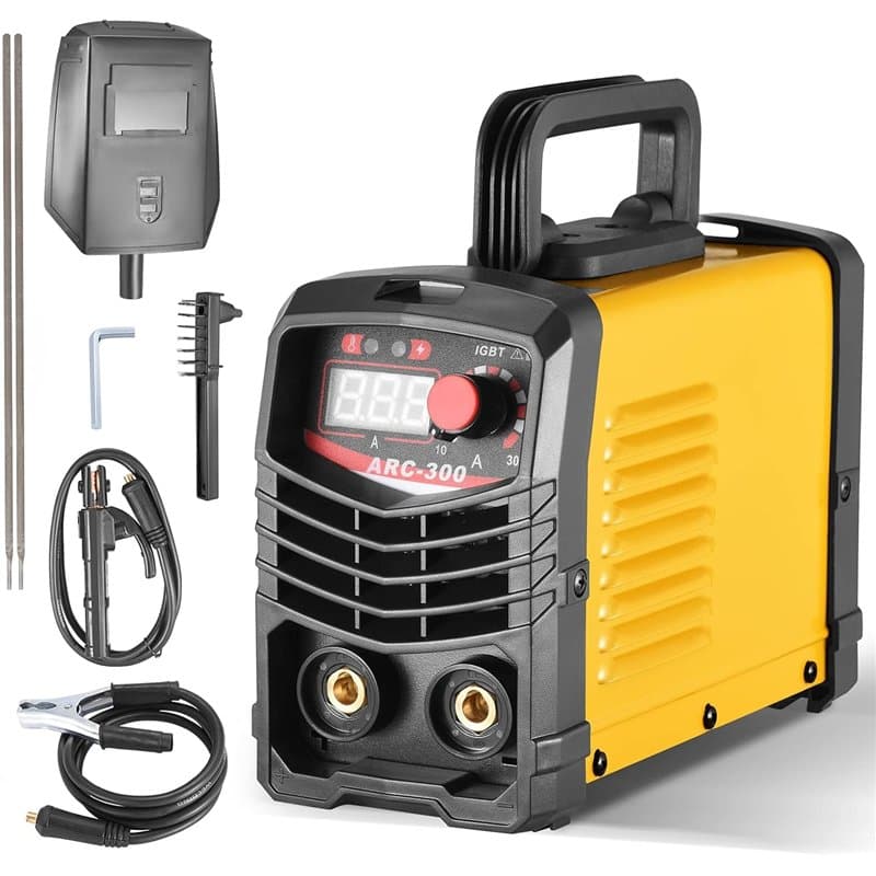 Helangel Poste à Souder,300A 220V Poste a Souder Machine à souder IGBT Inverter Soudeuse Soudeuse d'inverseur Machine a Souder S