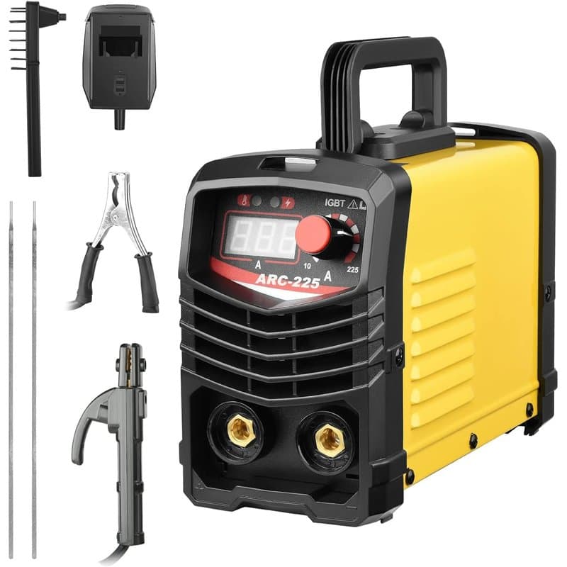 Helangel Poste a Souder,225A 220V ARC Poste à Souder I IGBT Poste Souder Inverter électrique Portable Machine a Souder Soudeur A