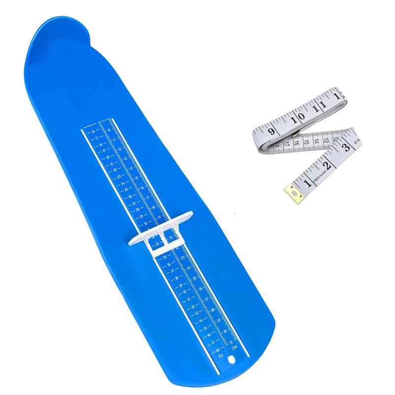 Yolistar Jauge de pied réglable - Dispositif de mesure des chaussures avec échelle en CM et pointure (9-31 cm, 15-48) - Outil de