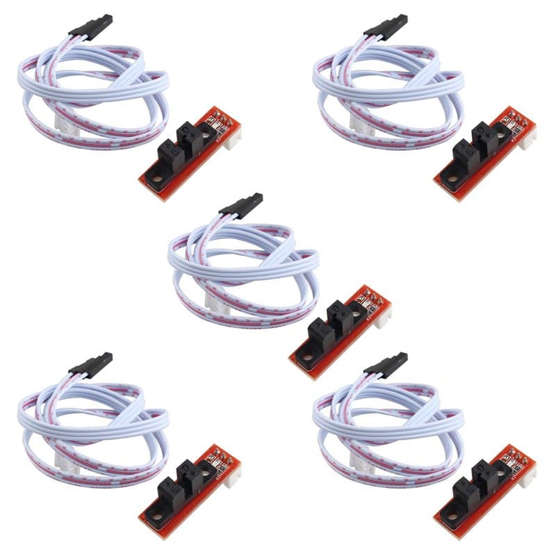 HALJIA Lot de 5 Optical Endstop Interrupteur optique de fin de course, commutateur optique photoélectrique RAMPS 1.4 Smart 3D Pr