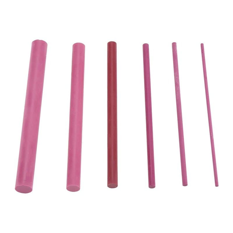 Professionnel Ruby Whetstone, 6 PCS 3000# Grit Polishing Oil Stone Sharpener Pierre à aiguiser Whetstone Tool Set