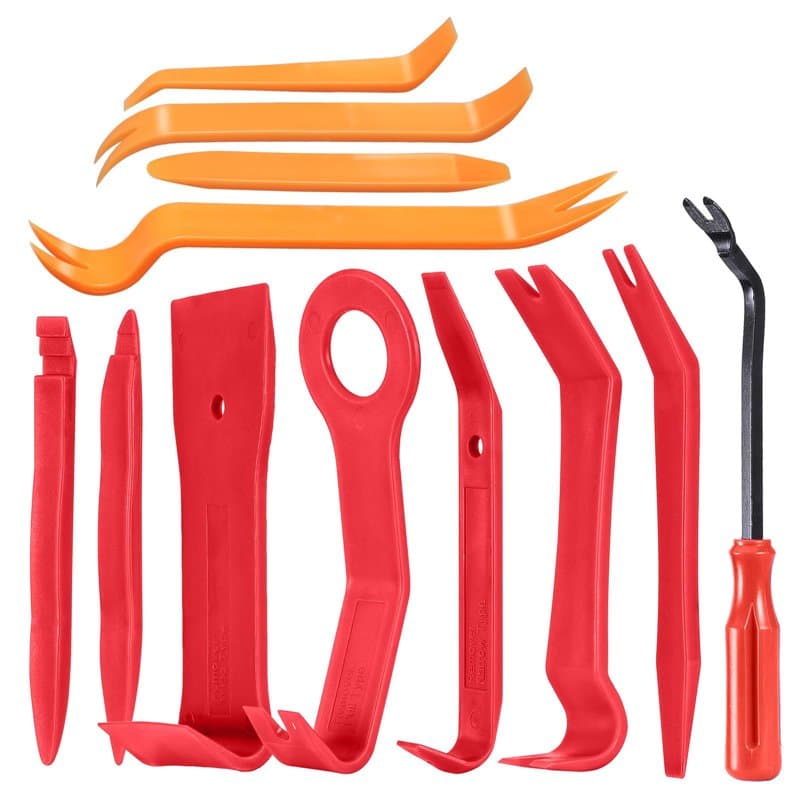 MumdoYAL 12 Outils de Levier pour Voiture, Ensemble de Coins de Garniture pour Le démontage des Garnitures intérieures de Voitur