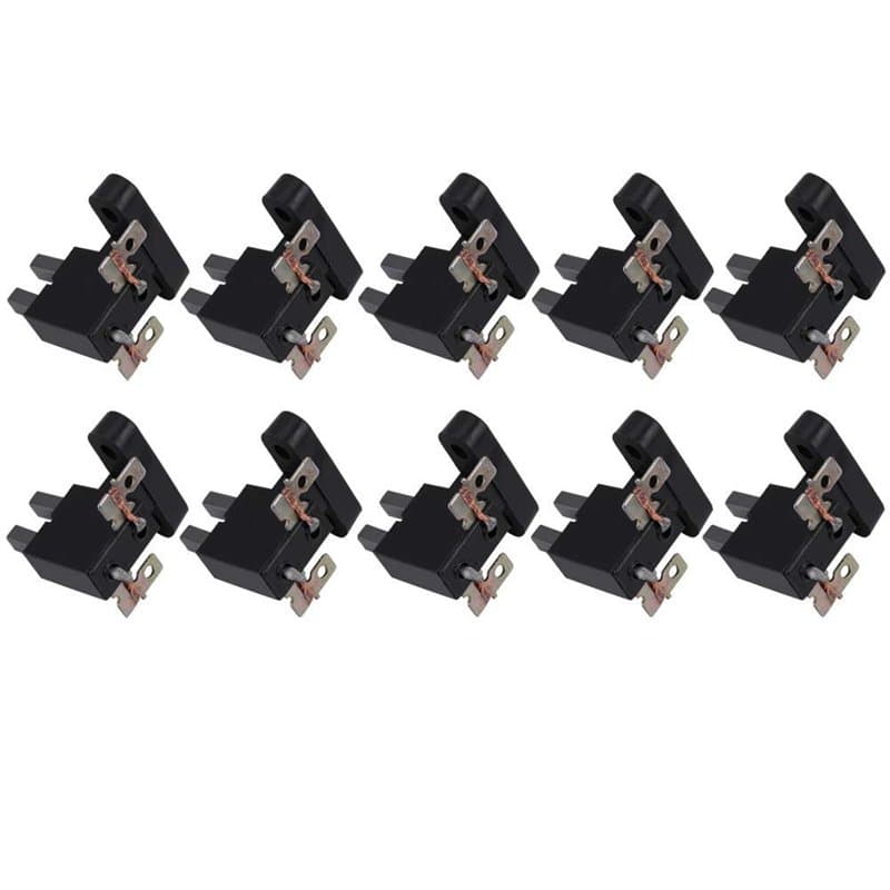 Jadeshay Brosses Carbone - 10 Pcs Brosse à Charbon pour générateur 4KW 5KW 7KW Bonne Conduction Thermique et propriétés lubrifia