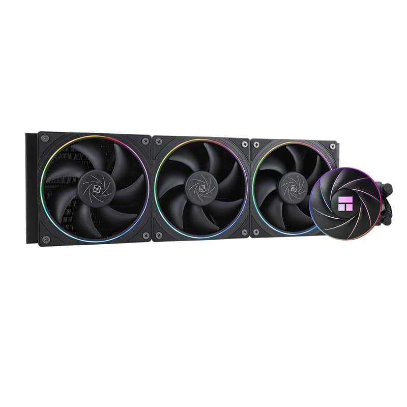 THERMALRIGHT Aqua Elite 360 ARGB V2 Refroidisseur à eau pour processeur, 360 Aio, 3 ventilateurs PWM de 120 mm, roulement S-FDB,