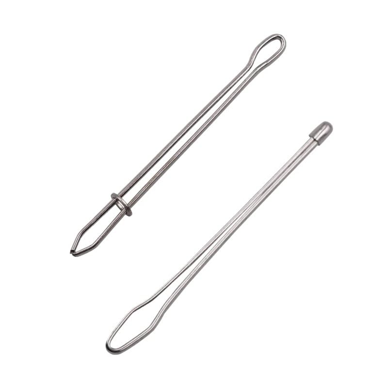 Enfile-Aiguilles Cordon, 2 Pièces Pince Enfile Aiguille, Pince à Fileter, Enfile-Bande Élastique, Pince à Enfiler, pour DIY